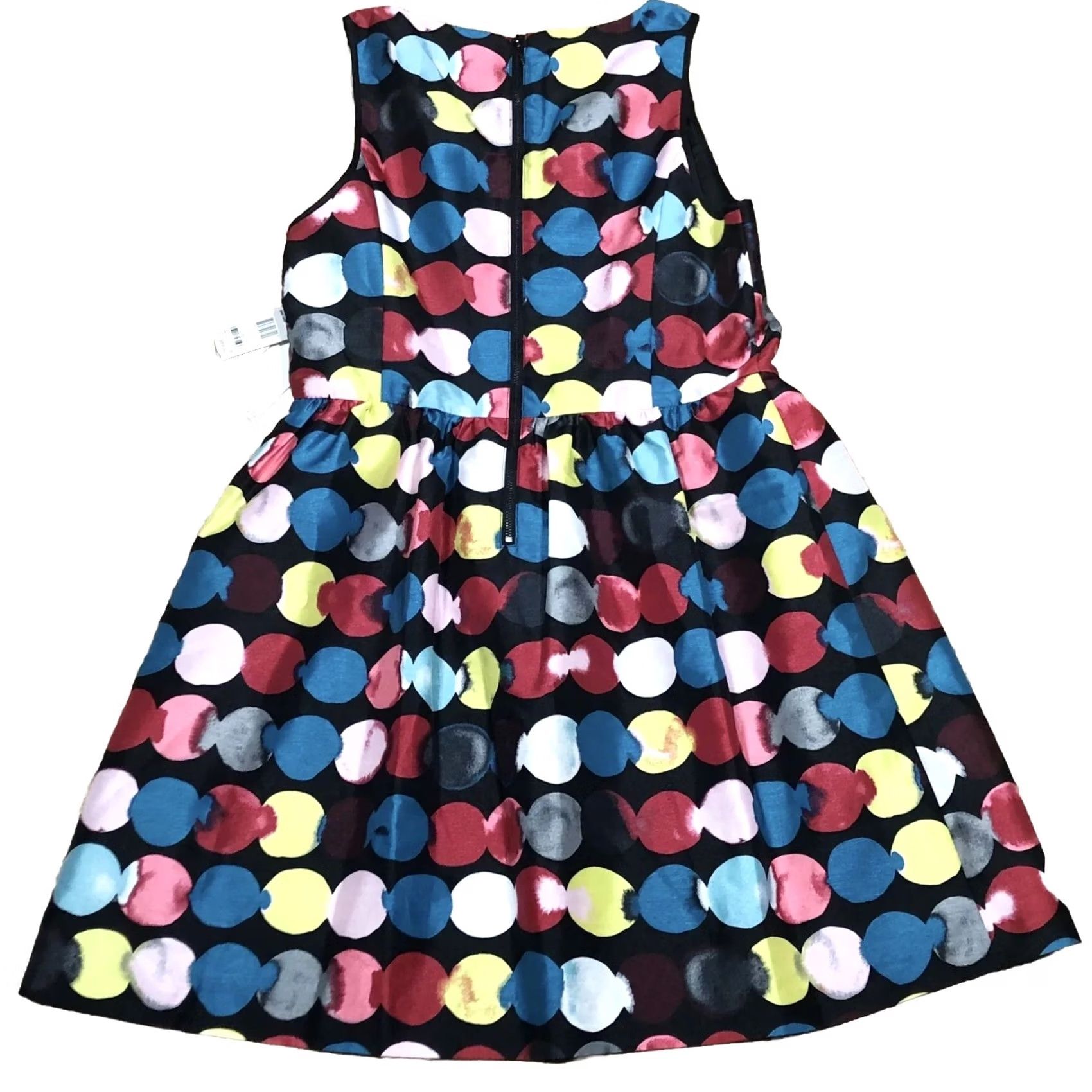 Vintage Kensie Dress Spotted A-Line Sleeveless BNWT Colourful L Women’s Large Multicoloured Polka Dot Knee Length Size L / US 10 / IT 46 - 2 Thumbnail