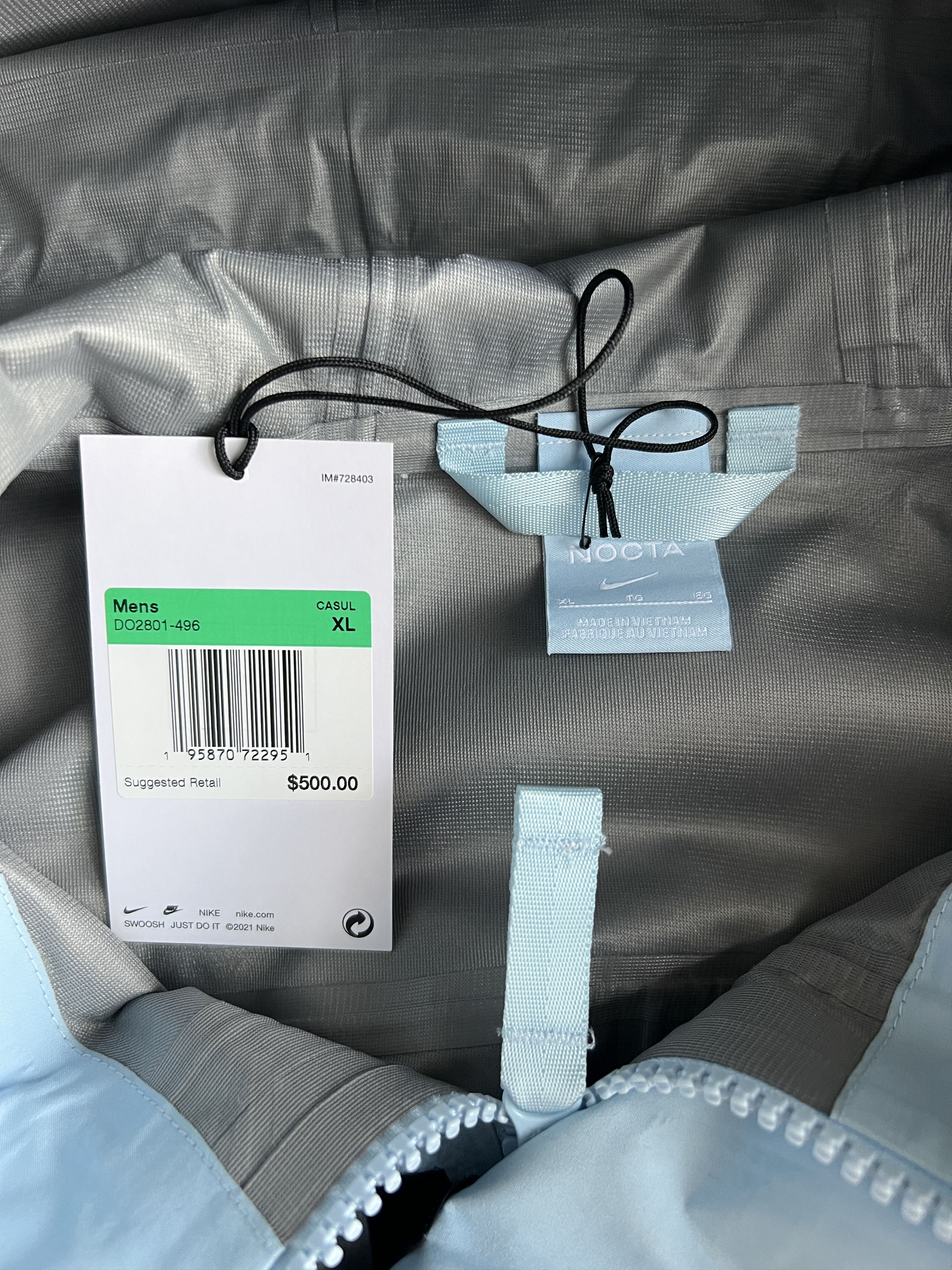 Goretex F&F Nike NOCTA Gore-Tex Alien Jacket in Blue Size US XL / EU 56 / 4 - 11 Thumbnail
