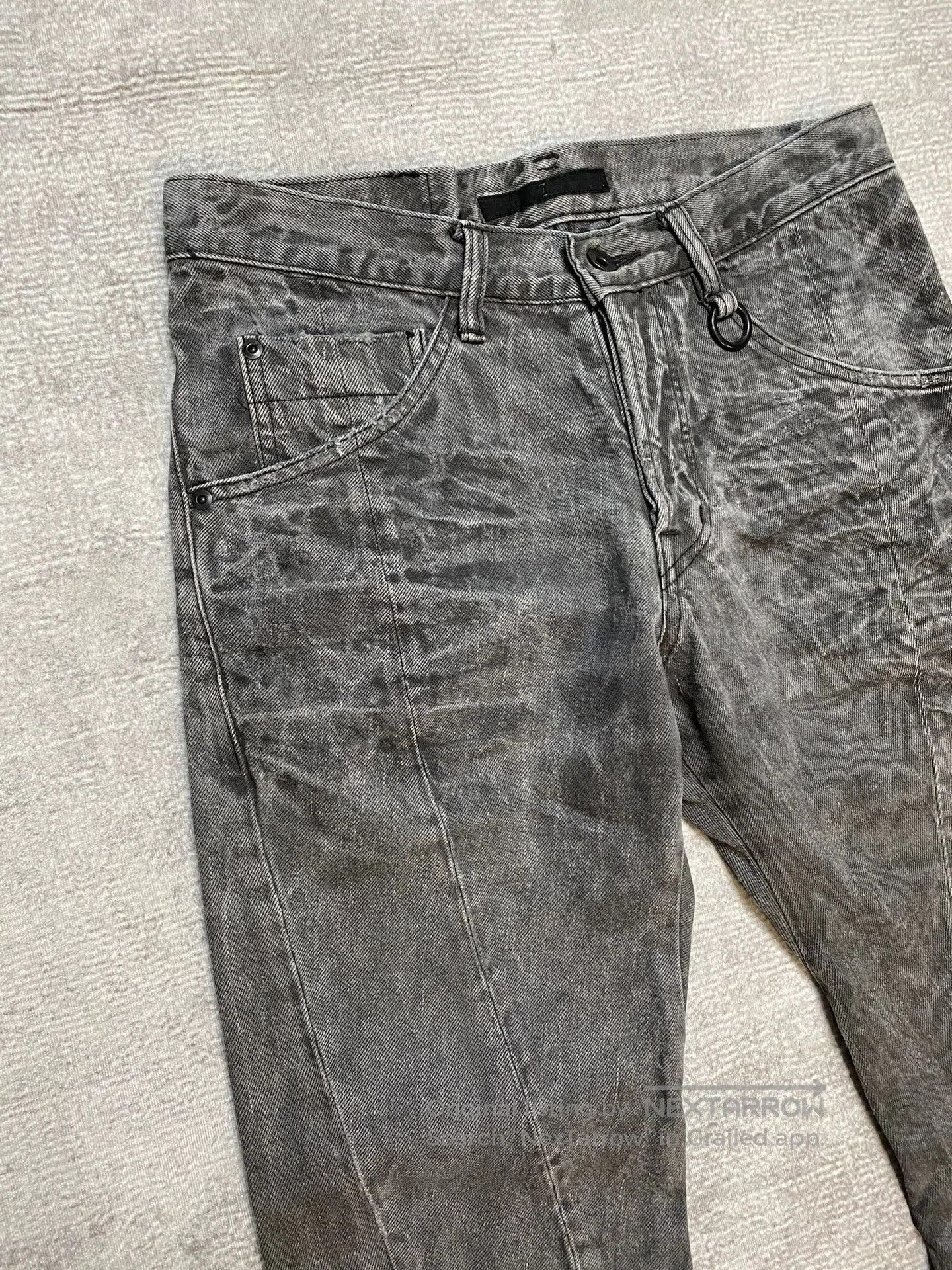 Rick Owens spiraled gray flared pants by julius 7. Size US 42 / EU 58 - 2 Thumbnail