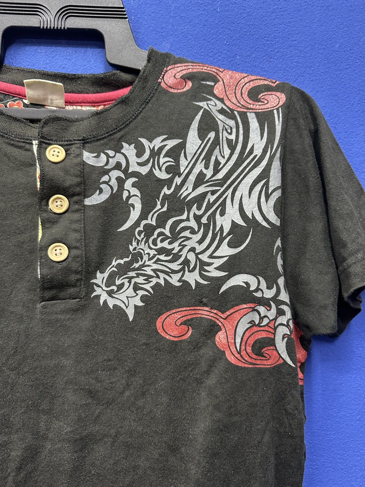 Vintage Rare🔥 Japanesse Sukajan Tshirt Dragon Design Size US M / EU 48-50 / 2 - 5 Thumbnail