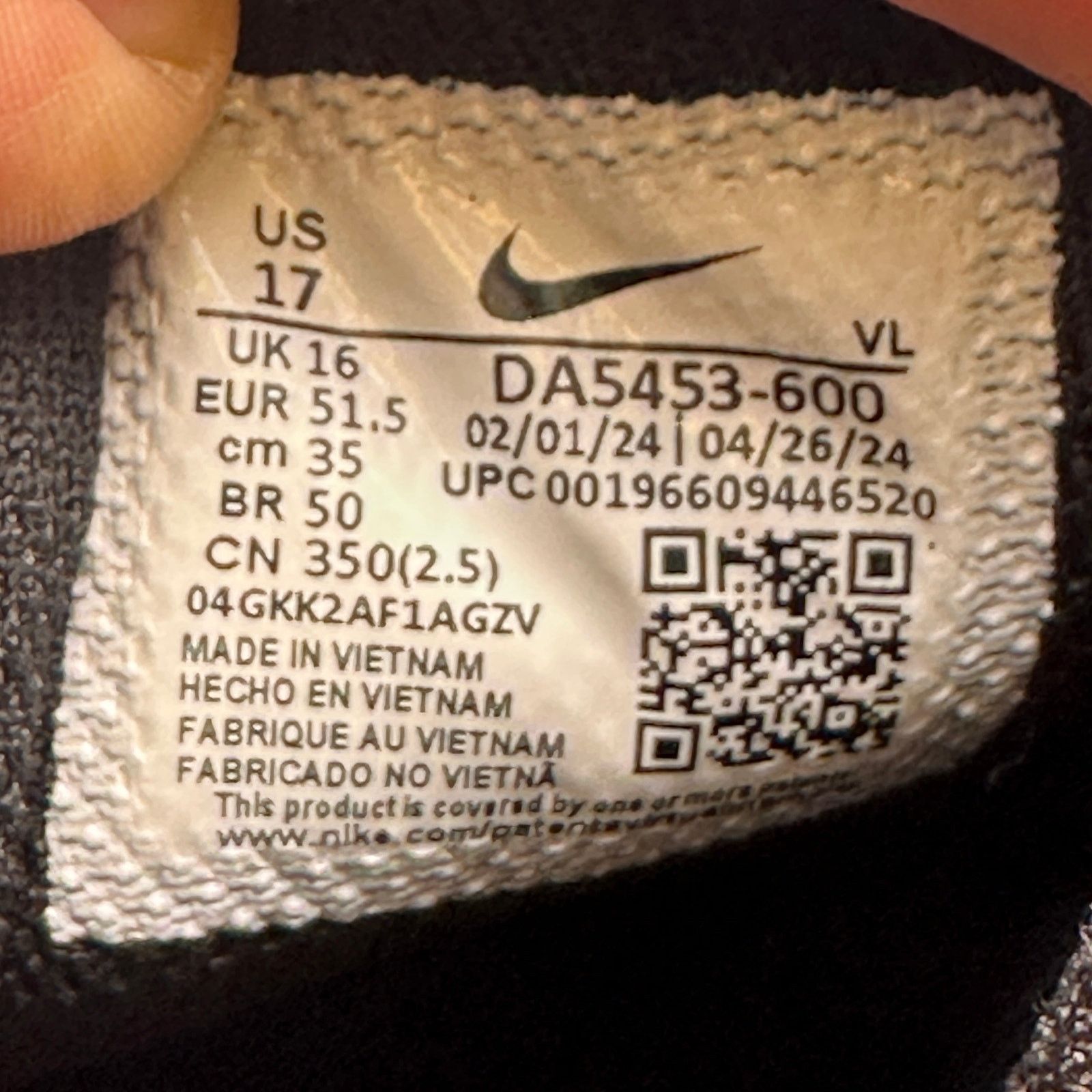 Nike NIKE Force Savage PRO 3 Football Cleats Mens Size 17 DA5453 Size US 15 / EU 48 - 7 Thumbnail