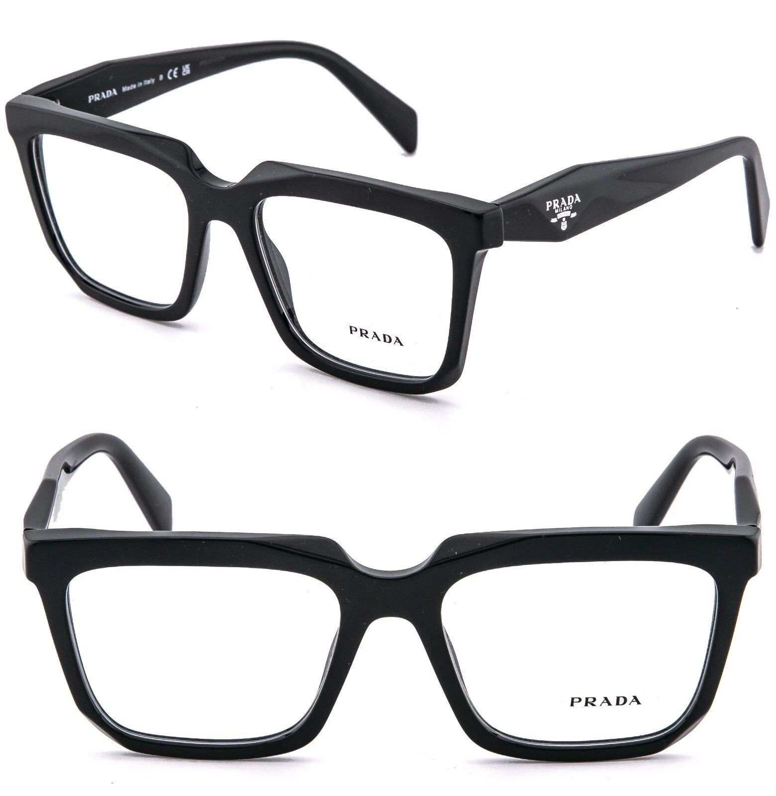 Prada PRADA SYMBOLE PRA19V Black Triangle Logo Iconic A19V A19 Size ONE SIZE - 1 Thumbnail