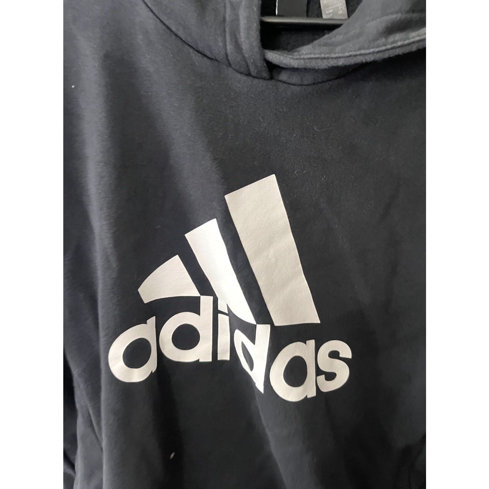 Adidas Adidas Originals Womens Pullover Hoodie Size Small 8-10 Black Cotton Blend Size S / US 4 / IT 40 - 2 Thumbnail