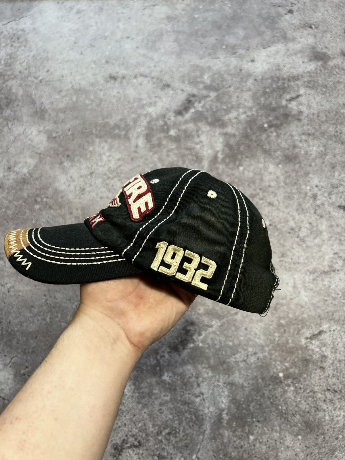Japanese Brand Vintage Y2K 2000 Spitfire Spark racing style punk skater hat Size ONE SIZE - 2 Thumbnail