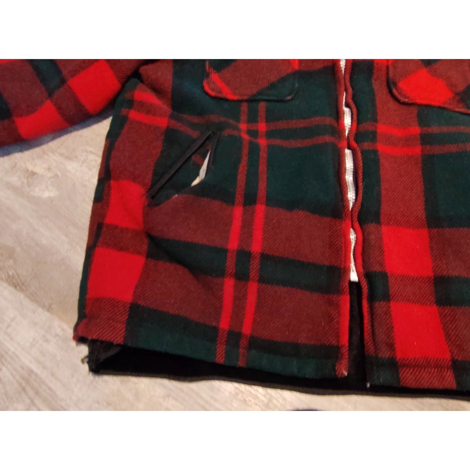 Vintage VTG Woolrich Plaid Wool Jacket Heavy Wool 60s Chore Coat Mens XL Lined Rare Classic Vintage Size US XL / EU 56 / 4 - 5 Thumbnail