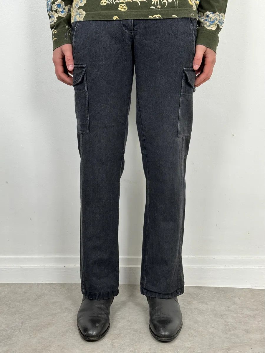 Prada 2000s Prada Dark Grey Cargo Pants Size US 32 / EU 48 - 2 Thumbnail