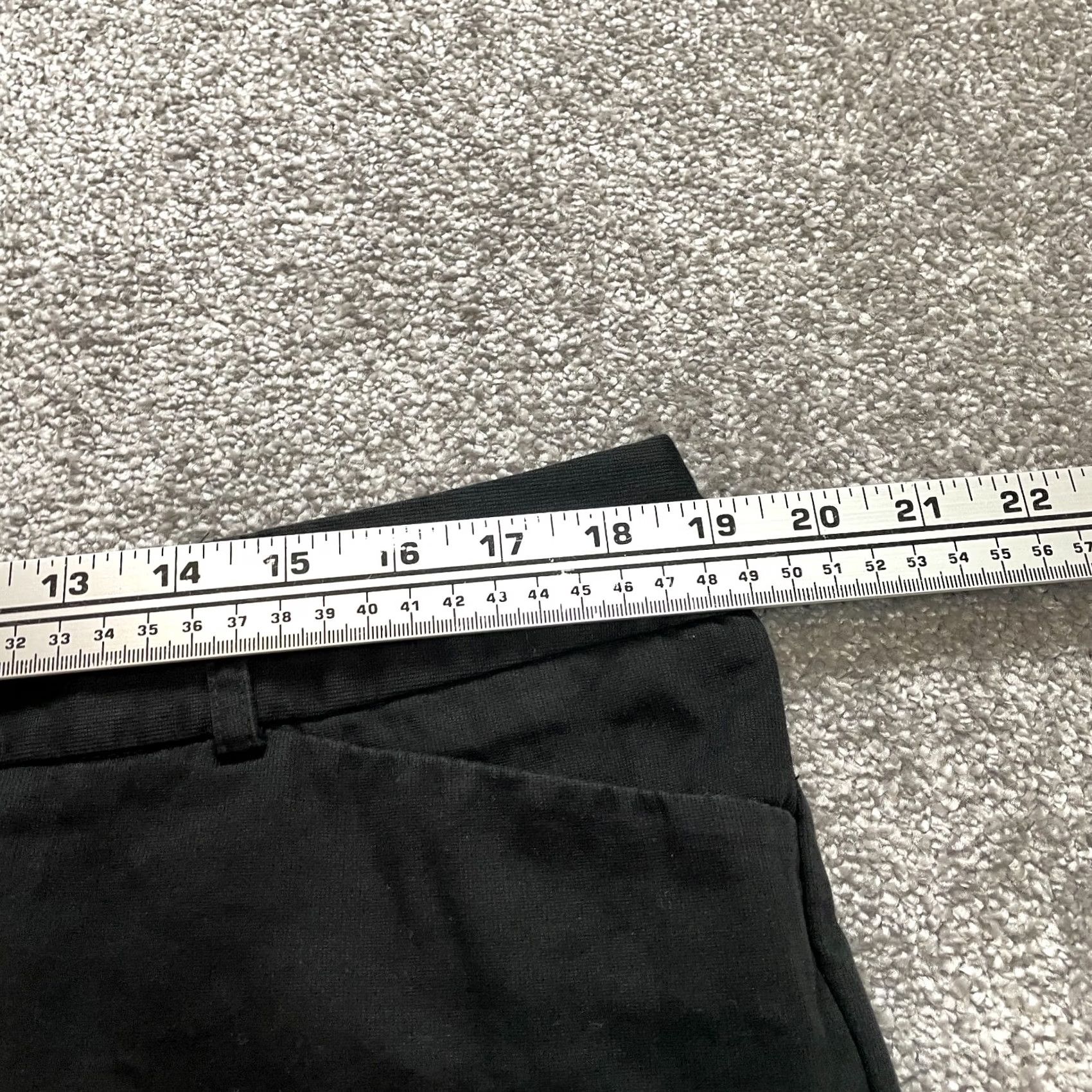George George Chino shorts Womens 16 Black London Fit Cotton solid Bermuda Casual 9" In Size 26" / US 2 / IT 38 - 7 Thumbnail