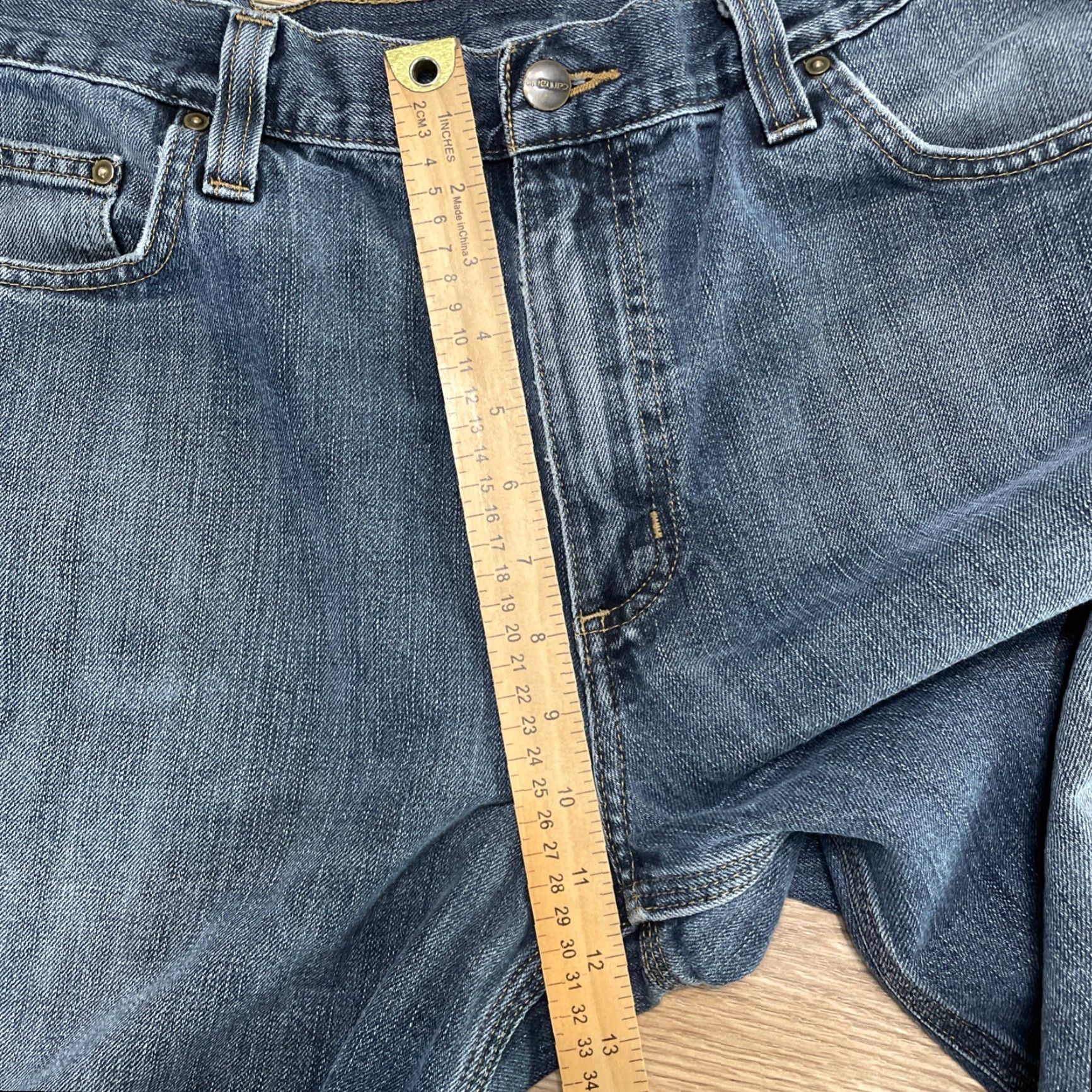Carhartt Men's Carhartt Jeans 38x30 Straight Leg Relaxed Fit Denim Cotton Blend Mens Casual Durable Size US 38 / EU 54 - 5 Thumbnail