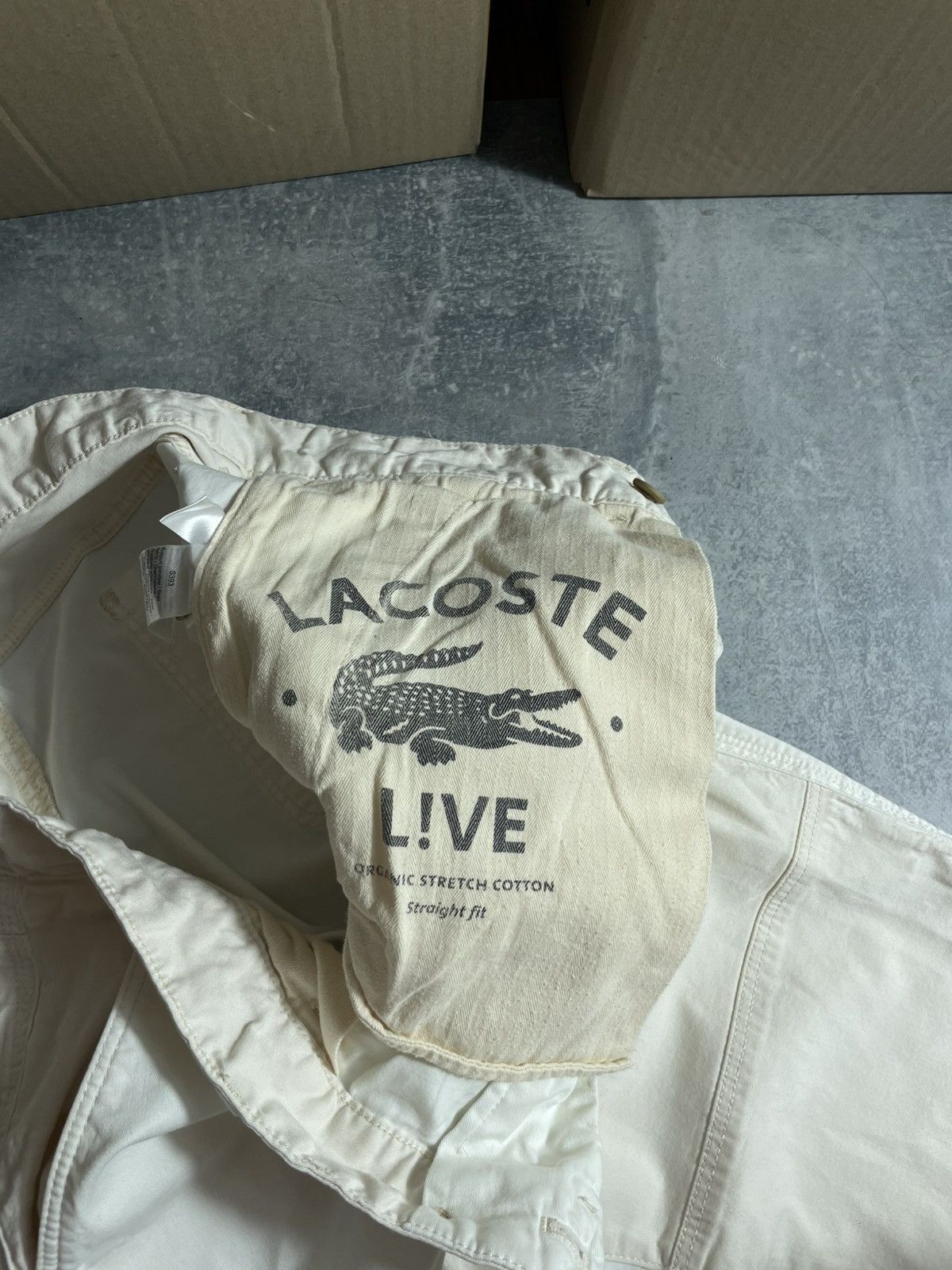 Lacoste Lacoste Live Carpenter chinos classic pants / streetwear Size US 34 / EU 50 - 5 Thumbnail