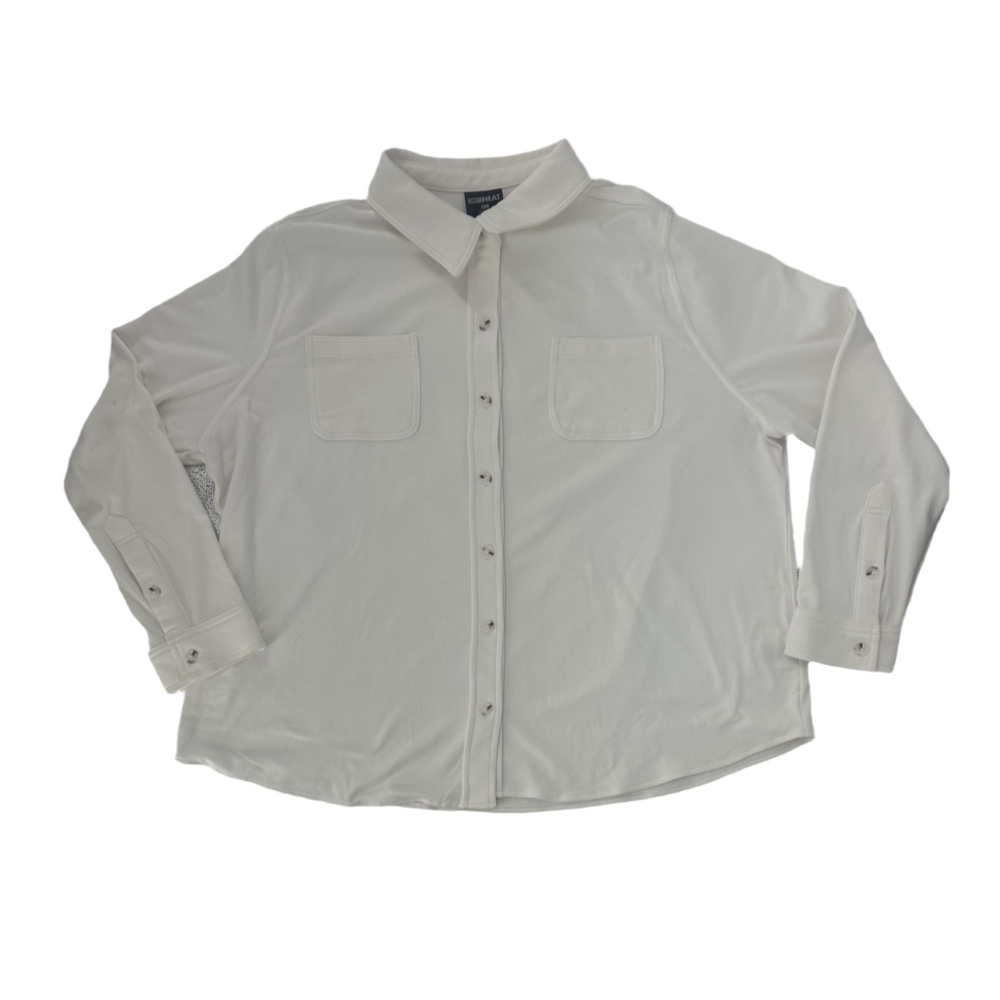 Other 32 Degrees White Fleece Button-Up Shacket – Women’s XXL Size XXL / US 16-18 / IT 52-54 - 5 Thumbnail