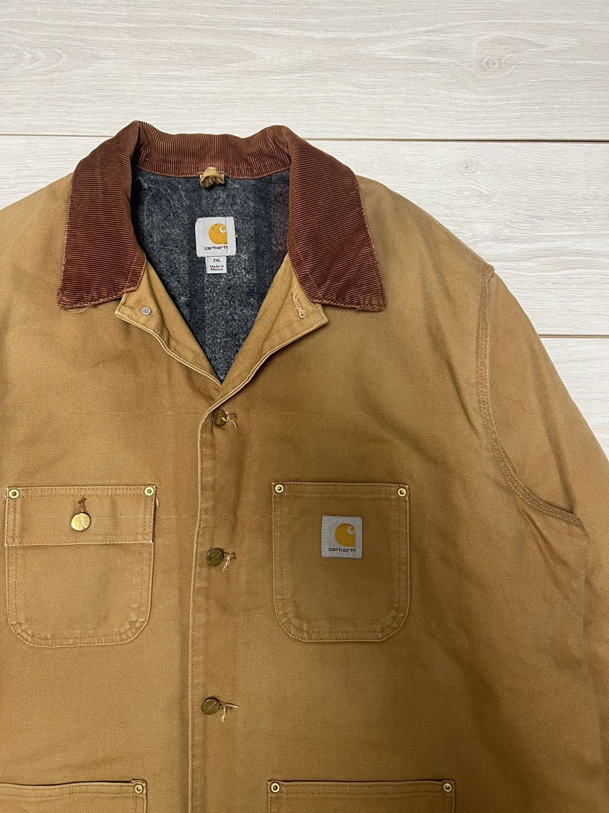 Carhartt vintage work wear Detroit style jacket