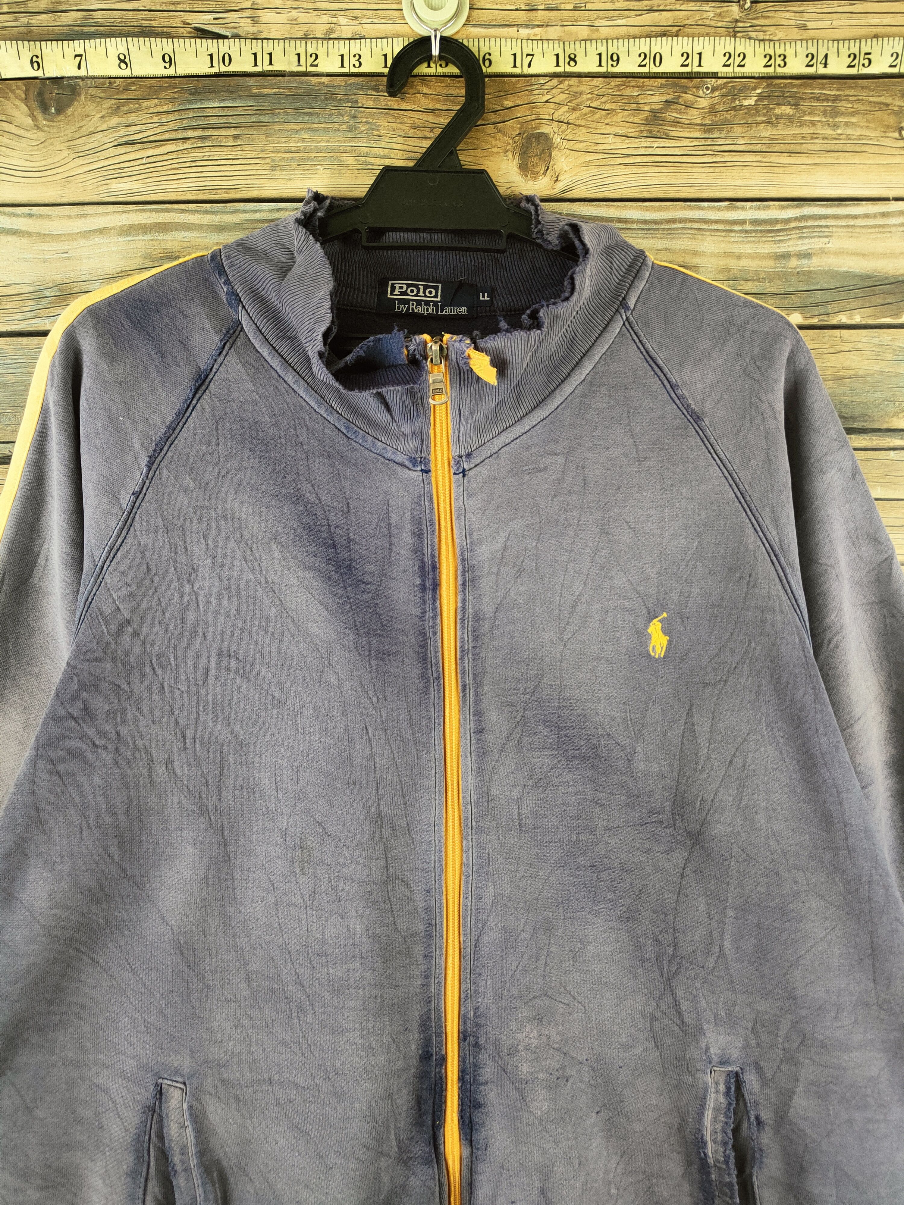 Polo Ralph Lauren Vintage Polo by Ralph Lauren Navy Faded Sweaters Size US XL / EU 56 / 4 - 2 Thumbnail