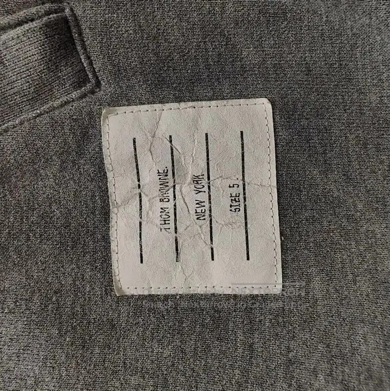 Thom Browne Thom Browne Gray Cotton Women's Hoodie . Size XL / US 12-14 / IT 48-50 - 4 Thumbnail