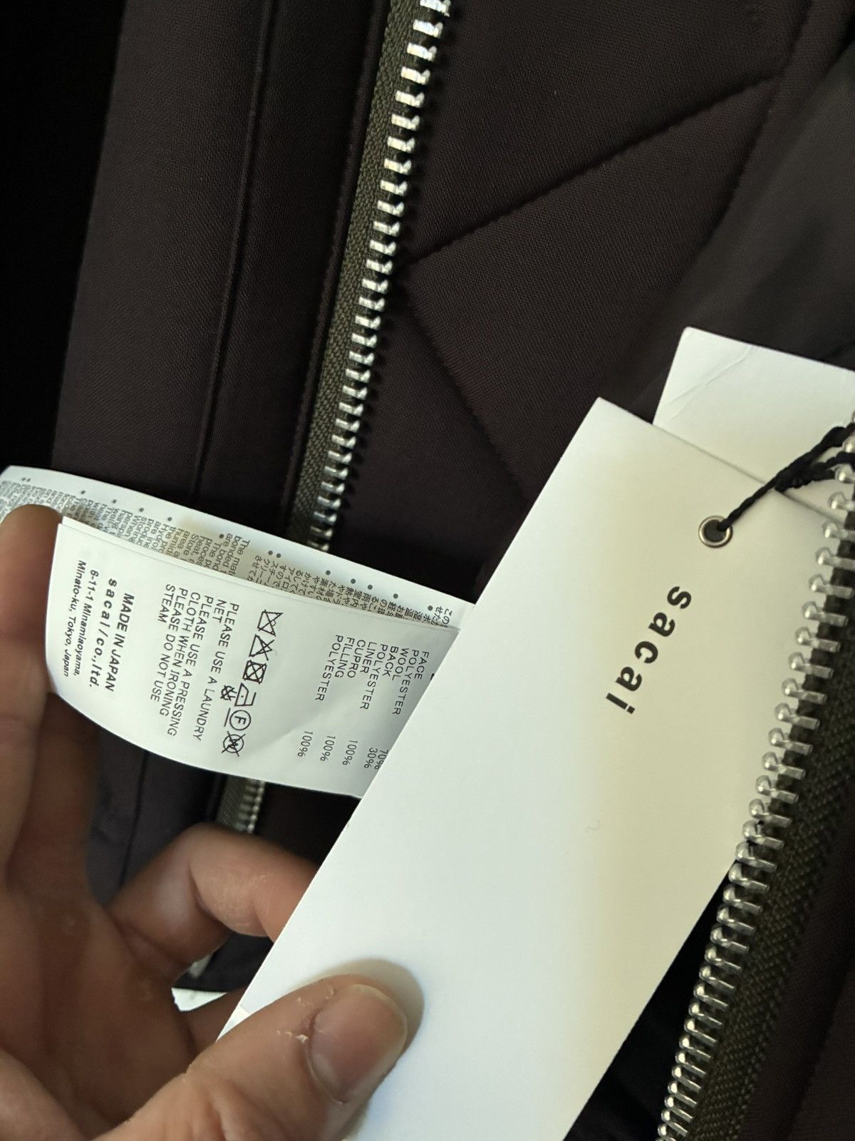 Sacai BNWT AW25 bomber Size US M / EU 48-50 / 2 - 5 Thumbnail