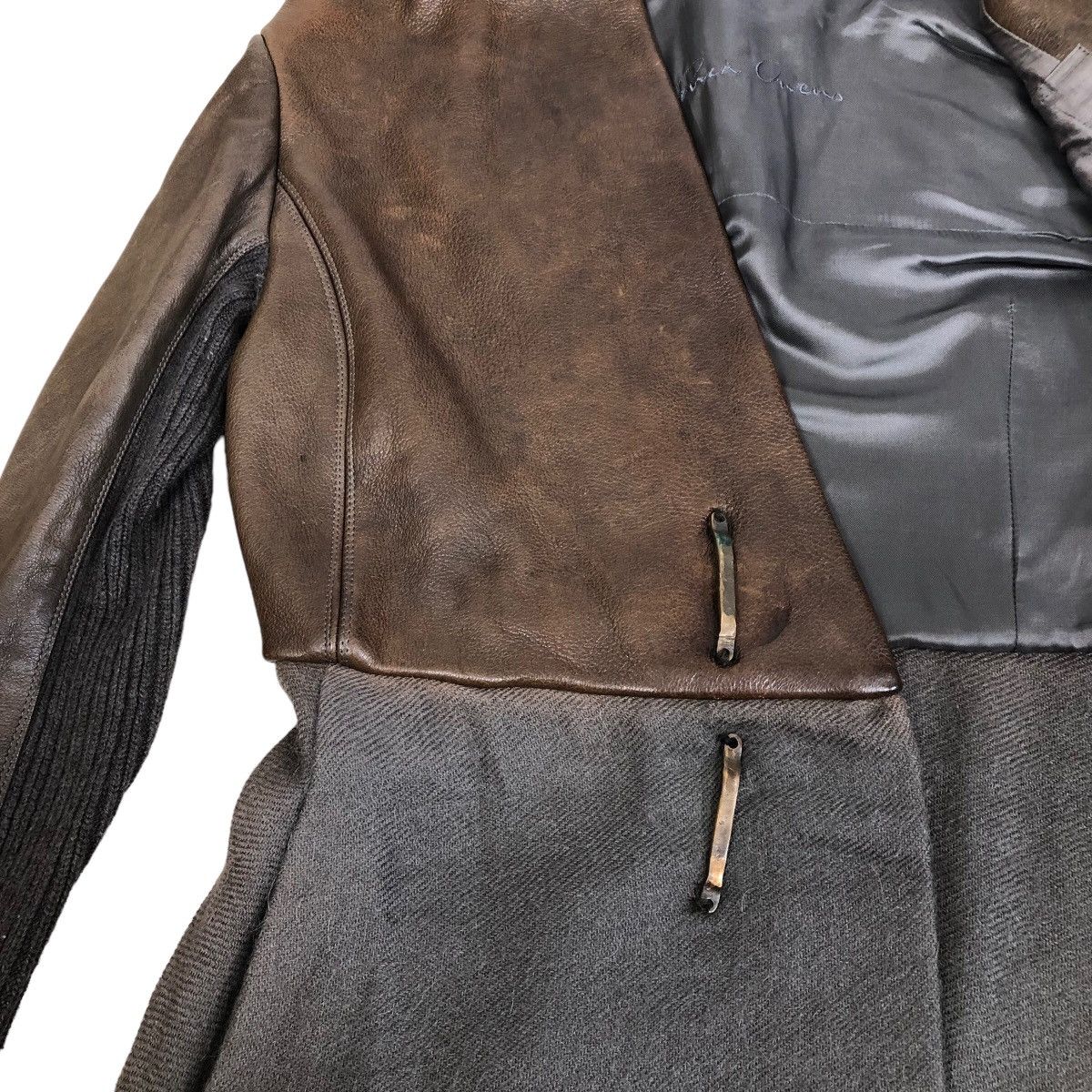 Rick Owens Rick Owens Fall 2010 R-t-W Assassin Hooded Leather Jacket Size XS / US 0-2 / IT 36-38 - 10 Thumbnail