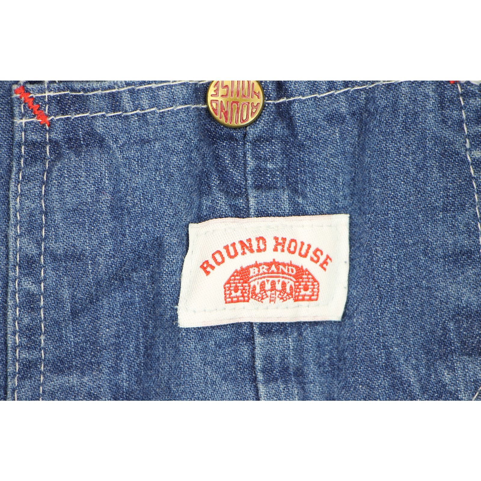Other Round House Farmer Workwear Festival Denim Jean Overalls 28 Size 28" / US 6 / IT 42 - 7 Thumbnail