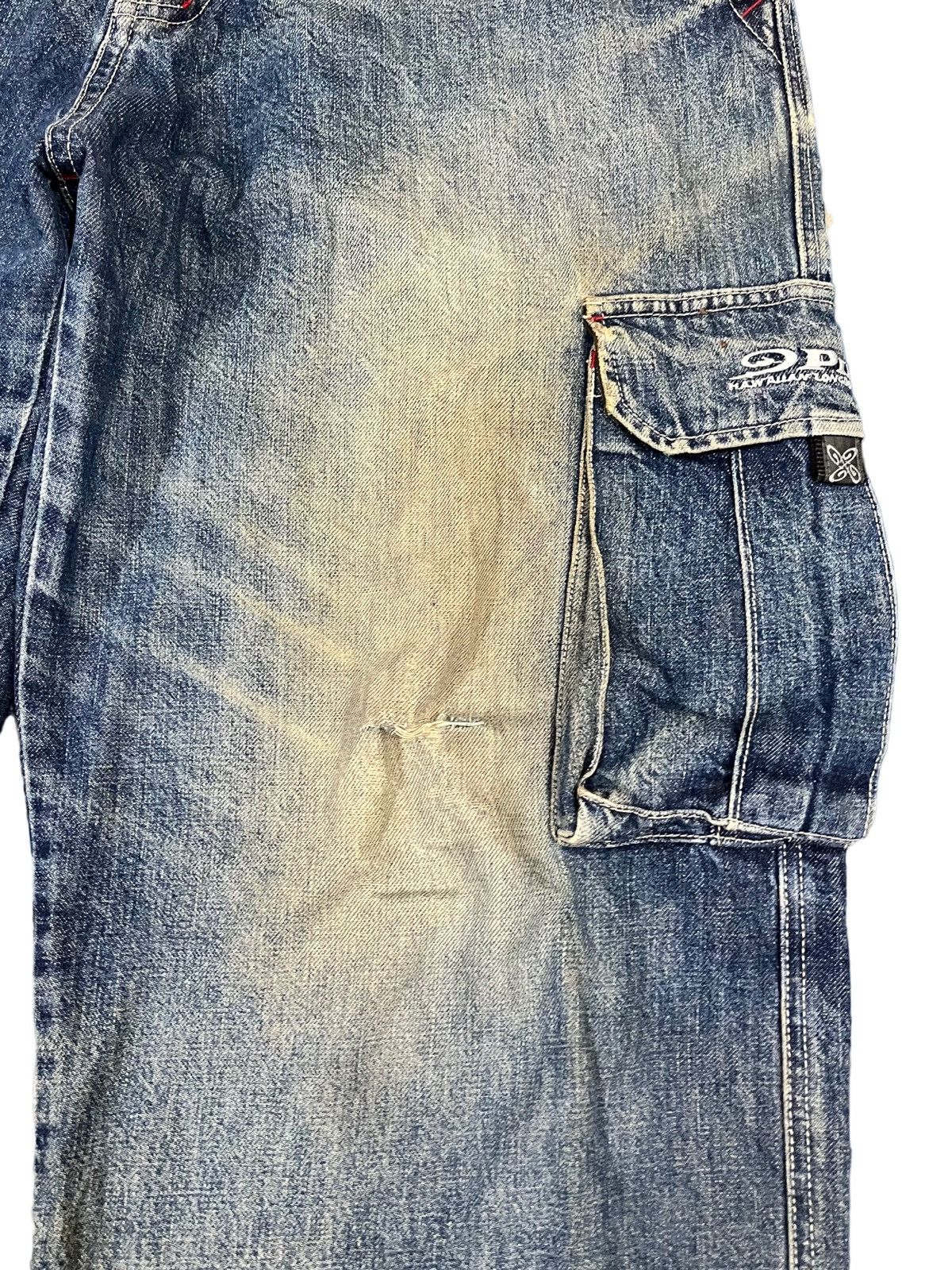JNCO Vintage Piko Mudwash Baggy Cargo Jnco Style Denim Size US 33 - 8 Thumbnail