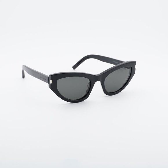 Saint Laurent Paris Saint Laurent SL215 GRACE 001 Sunglasses Black Cat Eye Frame Size ONE SIZE - 1 Thumbnail