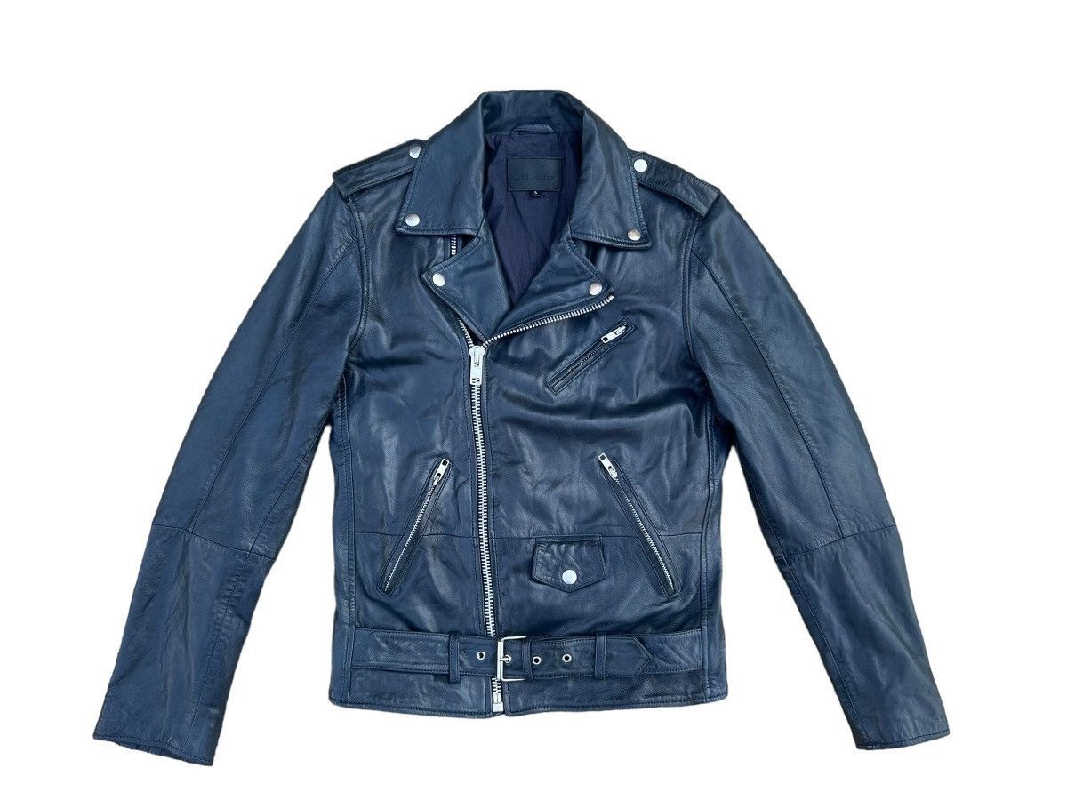 Jack London Jack London Wax Napa Lamb Leather Motorcycle Jacket Size US S / EU 44-46 / 1 - 1 Thumbnail