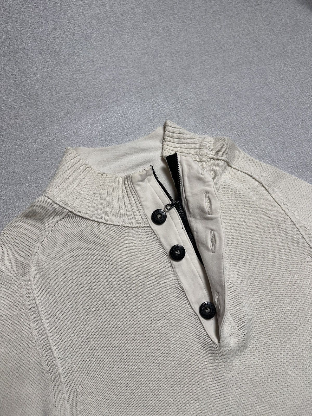 Vintage Stone Island Vintage 1/4 zip Knit Sweater Size US M / EU 48-50 / 2 - 6 Thumbnail