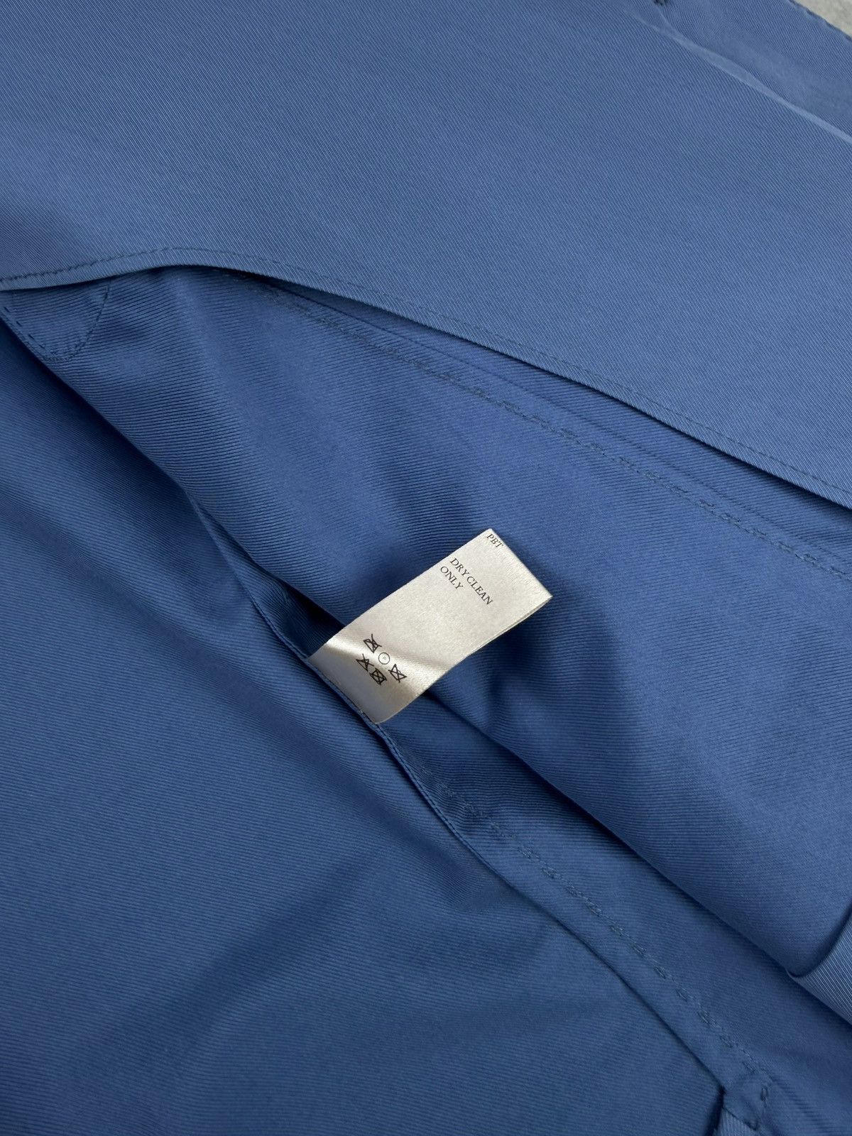 Colombo Colombo Italy Blue Blazer Cotton Silk Size 58 Size 48R - 12 Thumbnail