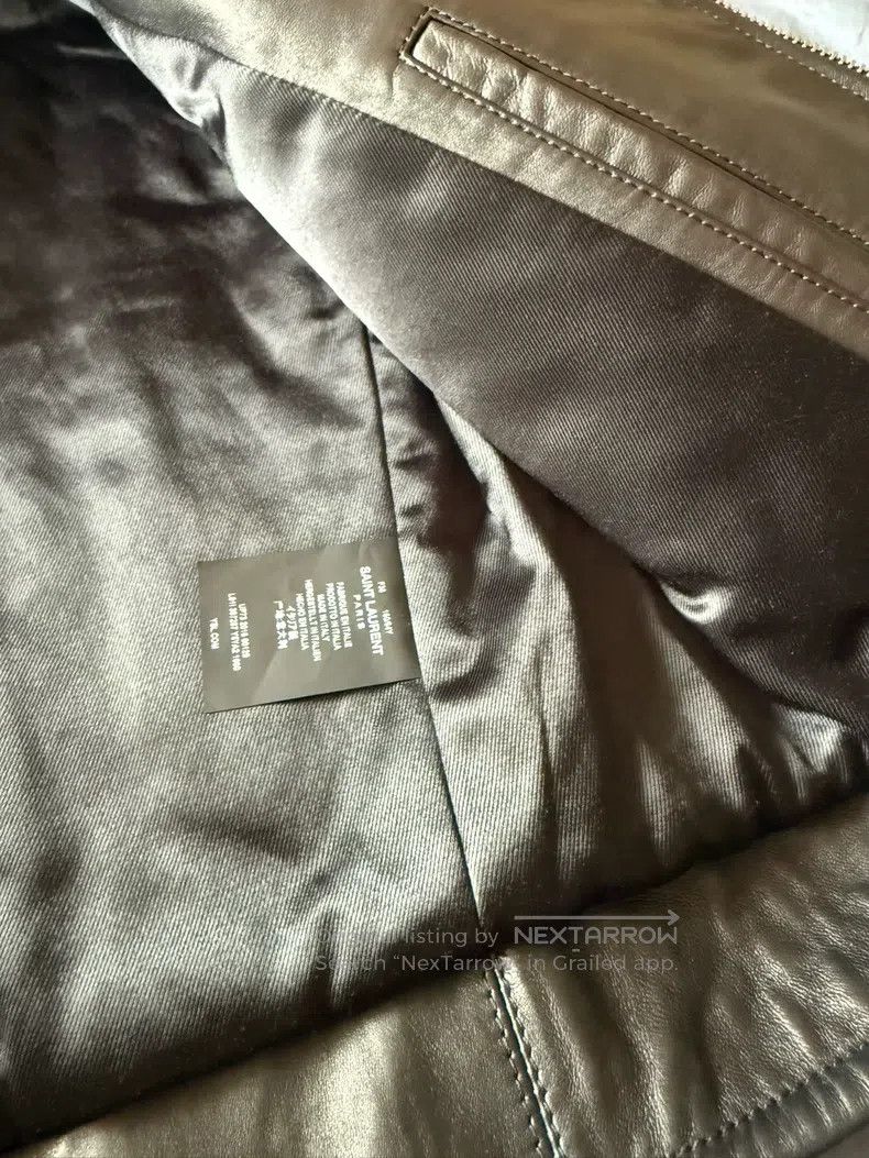 Saint Laurent Paris Saint Laurent Paris Motorcycle leather jacket Size XS / US 0-2 / IT 36-38 - 6 Thumbnail