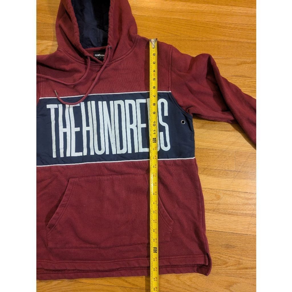 The Hundreds The Hundreds Hoodie Sweatshirt Size Medium Dark Red Size US M / EU 48-50 / 2 - 9 Thumbnail