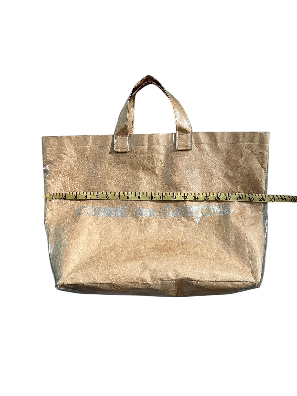 Comme des Garcons Comme des Garcons PVC Kraft Paper Tote Bag Size ONE SIZE - 19 Thumbnail