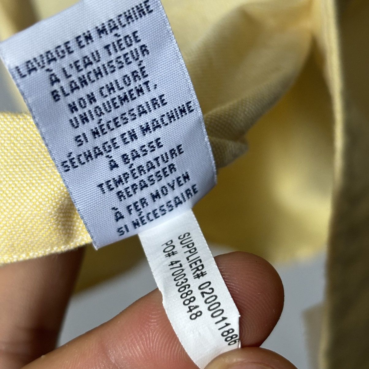 Polo Ralph Lauren Polo Ralph Lauren shirt yellow large casual rare Size US L / EU 52-54 / 3 - 10 Thumbnail