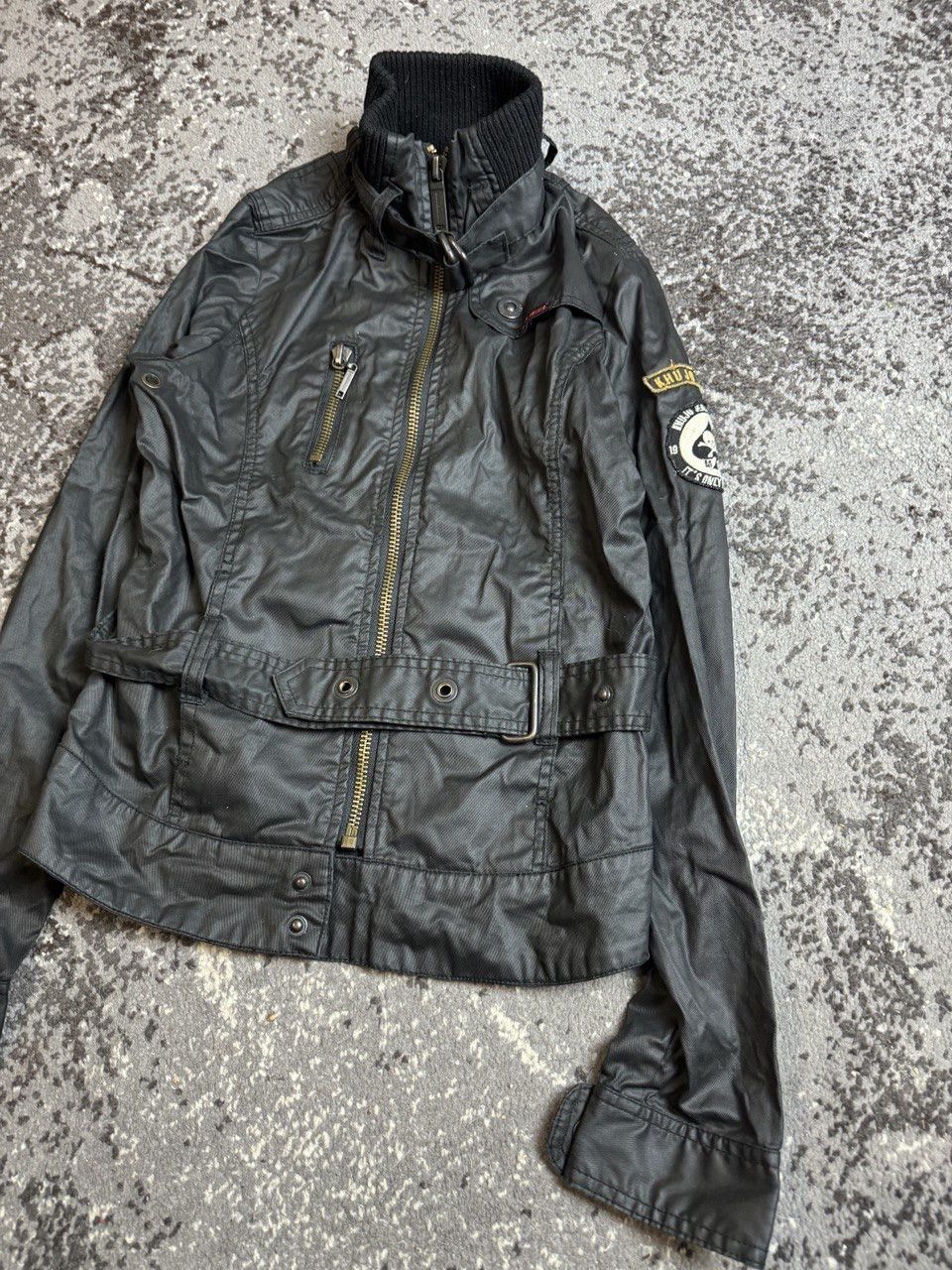 Vintage × khujo Vintage Y2K Khujo Motorcycle Collar Avantgarde Jacket Size US S / EU 44-46 / 1 - 2 Thumbnail