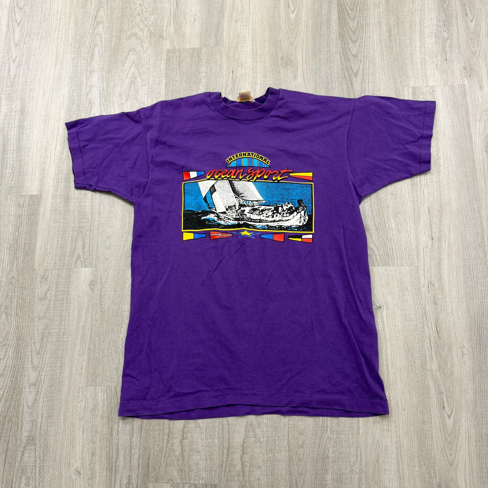 Vintage Vintage International Ocean Sport Shirt Large 90s Sailing Size US L / EU 52-54 / 3 - 1 Thumbnail