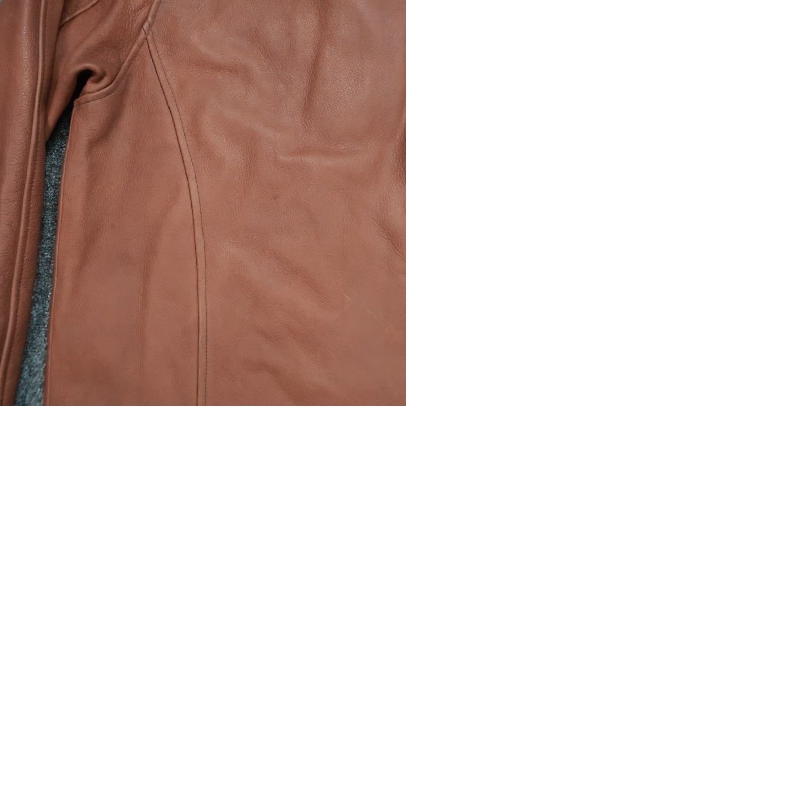 The Territory Ahead Territory Ahead Jacket Mens XL Brown Leather Quilt Lined Full Zip Snap Size US XL / EU 56 / 4 - 9 Thumbnail