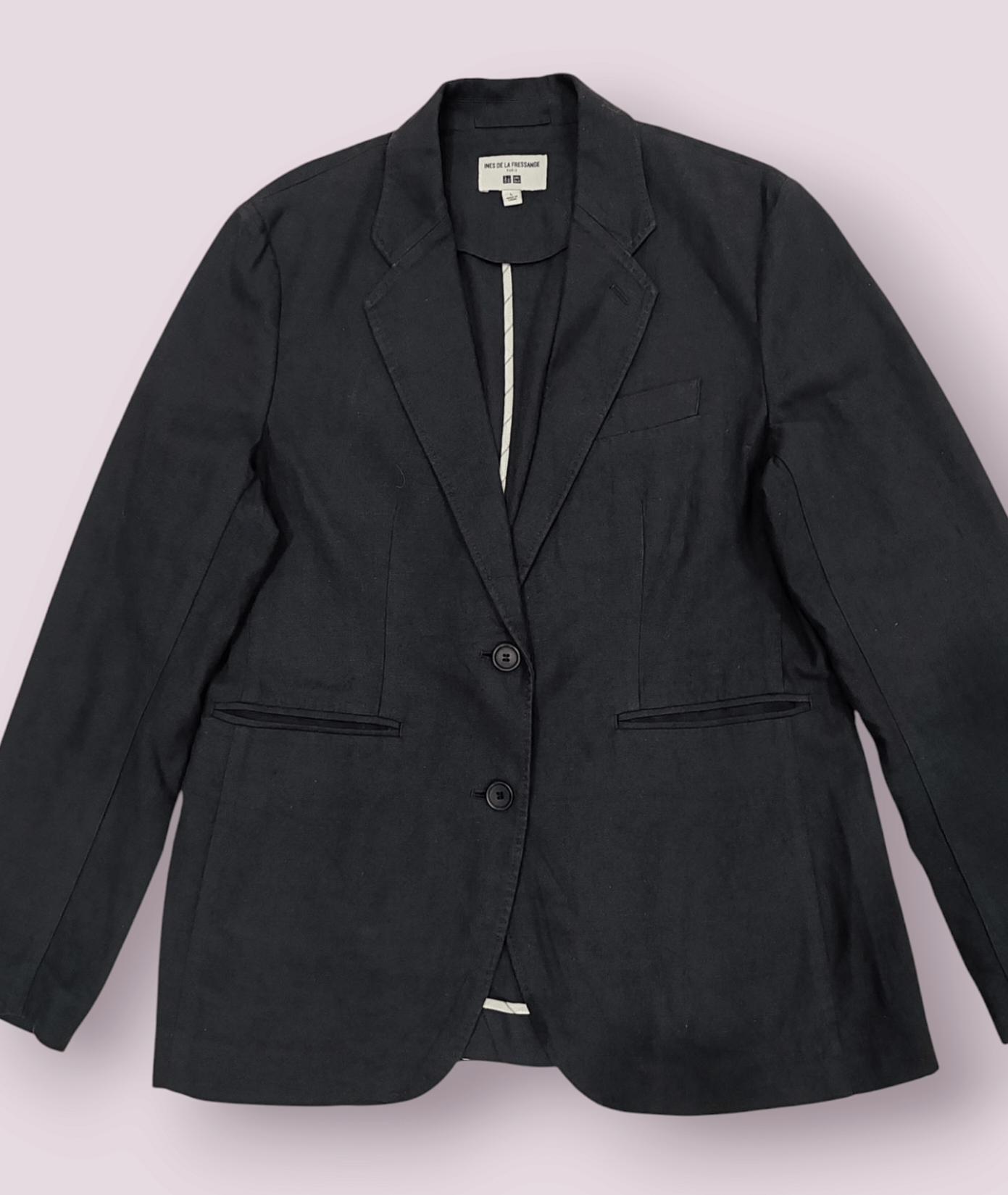 Designer × Japanese Brand × Uniqlo INES DE LA FRESSANGE PARIS X UNIQLO BLAZER JACKET SIZE L Size L / US 10 / IT 46 - 2 Thumbnail