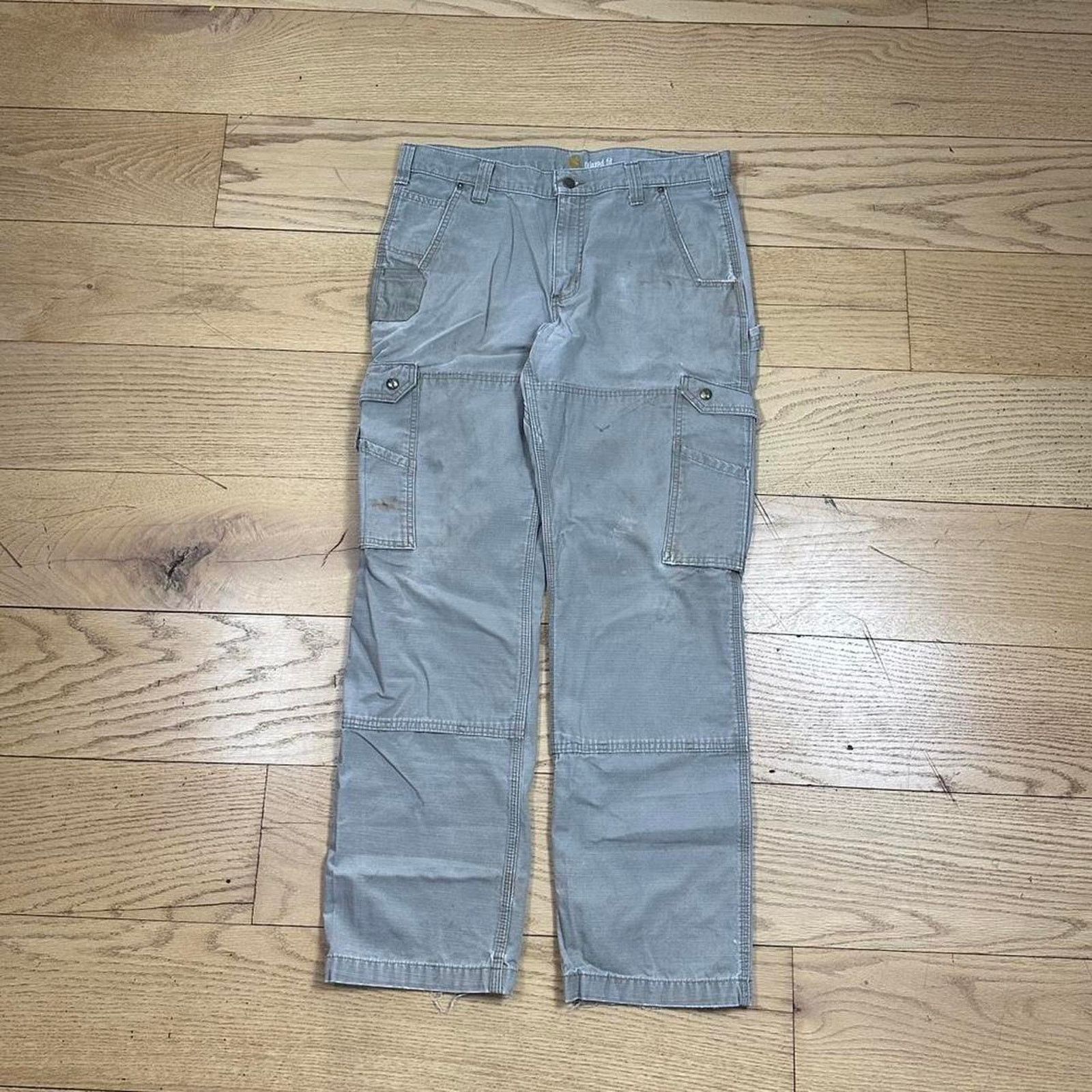 Carhartt × Vintage Vintage Carhartt Canvas Cargo Pants Size US 34 / EU 50 - 1 Thumbnail