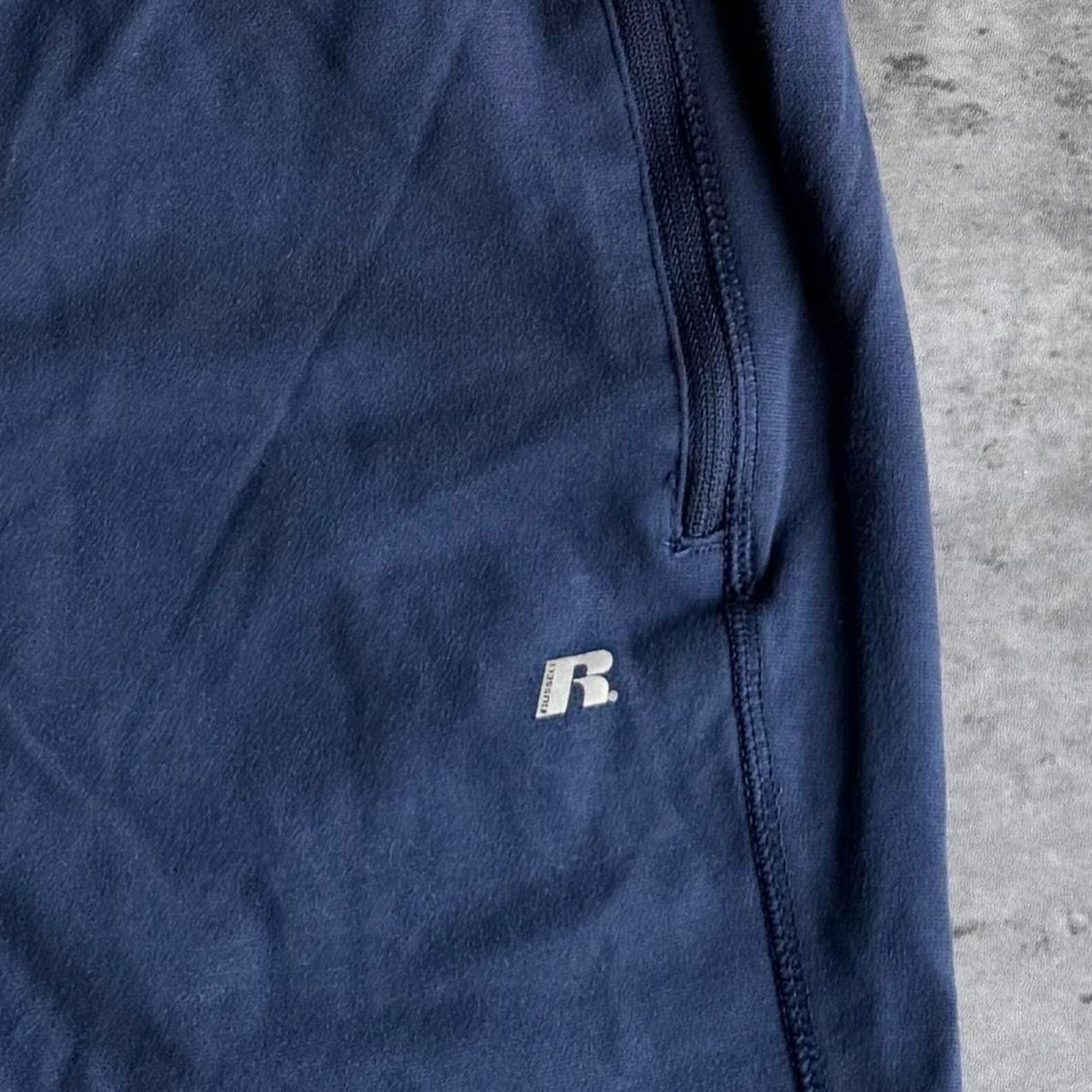 Russell Athletic × Vintage Vintage Y2K Russell Athletic Navy Blue Essential Sweatpants Size US 34 / EU 50 - 3 Thumbnail