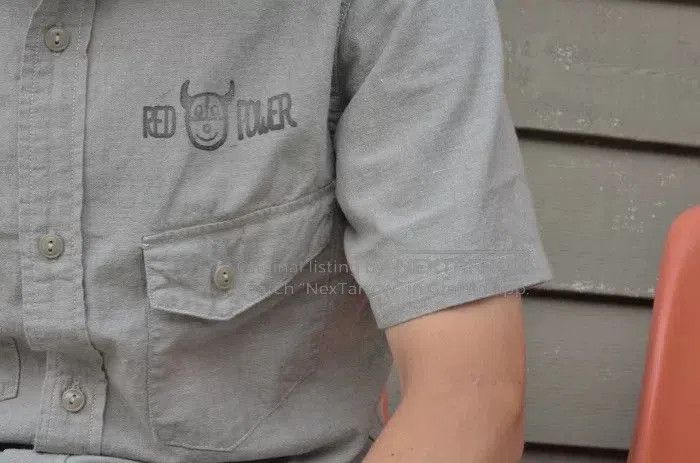 Freewheelers Red Power Short Sleeve Shirt. Size US M / EU 48-50 / 2 - 8 Thumbnail
