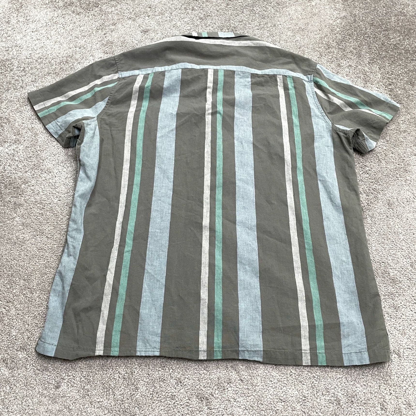 Aeropostale Aeropostale Shirt Mens XL Multicolor Plaid Short Sleeve Button-Down Cotton Hemp Lightweight Casual Outdoor Size US XL / EU 56 / 4 - 2 Thumbnail