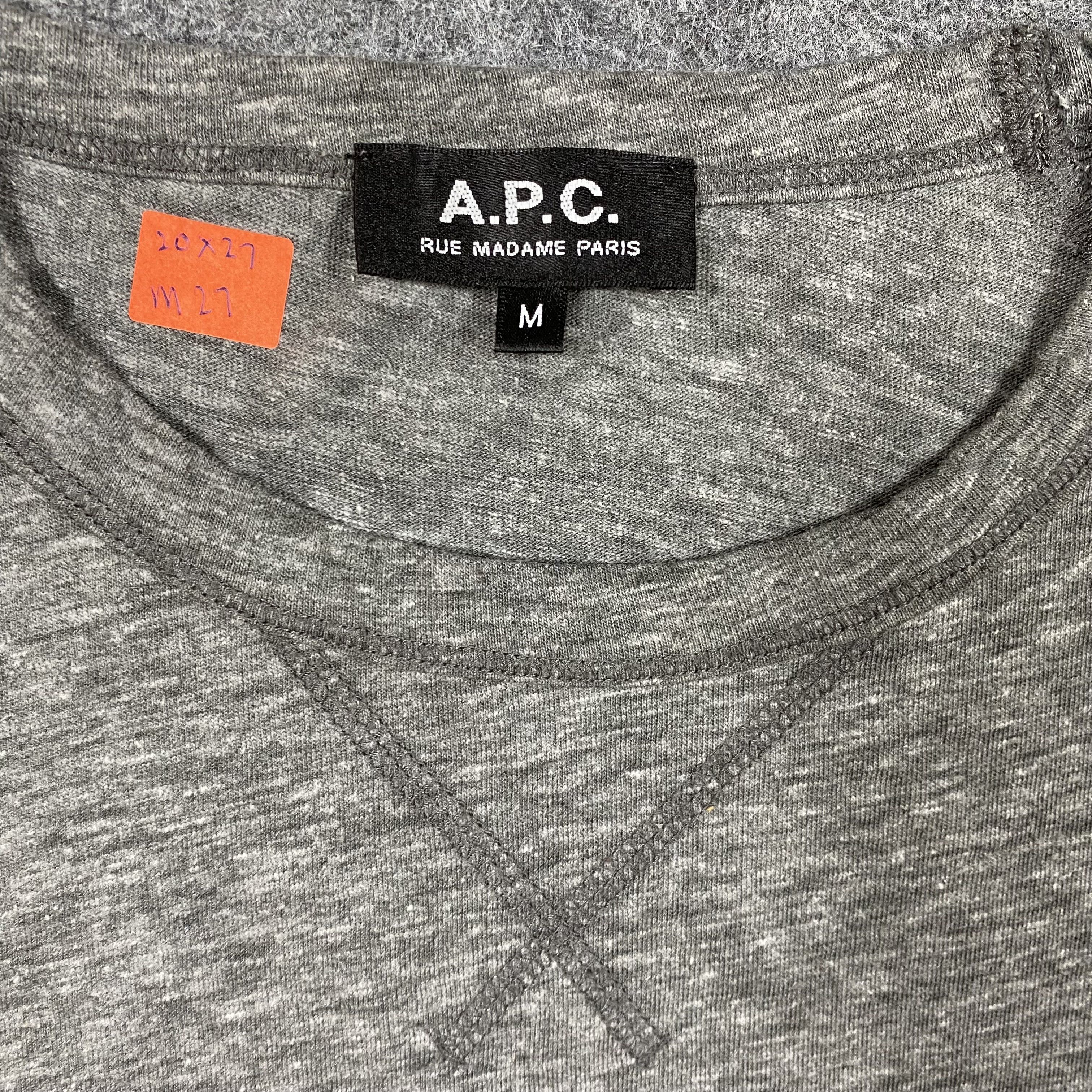 A.P.C. A.P.C. rue madame paris tshirt - M027 Size US M / EU 48-50 / 2 - 3 Thumbnail