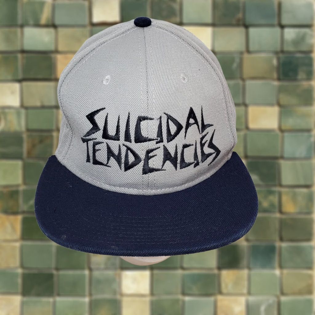 Logo 7 Suicidal Tendencies OG Black Logo Snapback Grey Hat Cap - Adjustable, OSFA, Men, Heavy Metal Band, Music, 80s 90s, Punk, Logo Print Size ONE SIZE - 1 Thumbnail