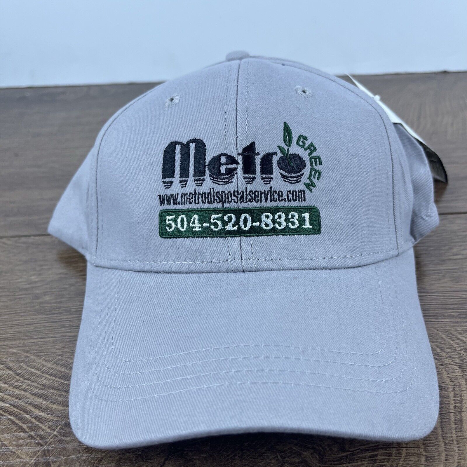 Other Metro Green Hat Gray Cap Adjustable Gray Adult Size Hat Size ONE SIZE - 1 Thumbnail
