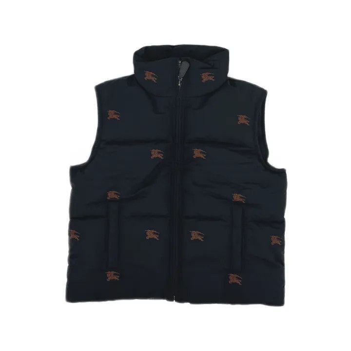 Burberry Burberry Burberry FW22 Logo Embroidered Casual Vest-2507 Size US M / EU 48-50 / 2 - 2 Thumbnail