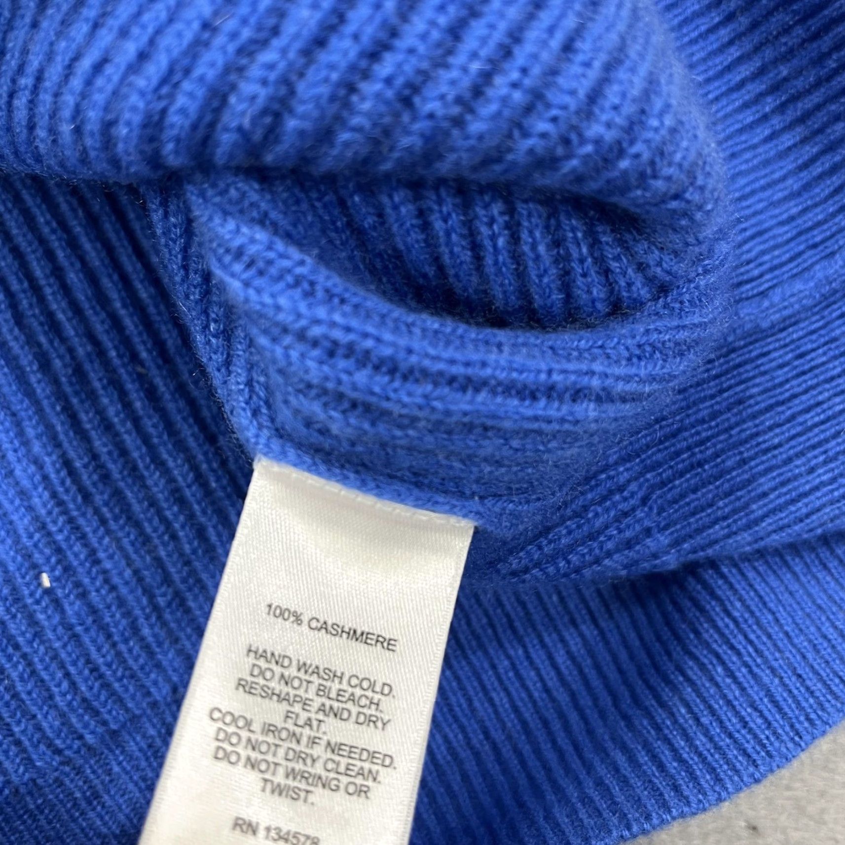 Vineyard Vines Vineyard Vines Sweater Mens XL Blue Cashmere 1/4 Zip Mock Neck Pullover Knit Preppy Size US XL / EU 56 / 4 - 5 Thumbnail
