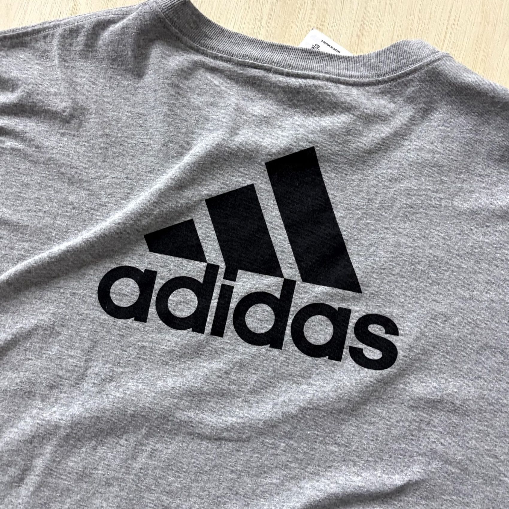 Adidas VINTAGE Adidas Shirt Mens XL Gray Short Sleeve Logo Graphic Tee Sports Training Size US XL / EU 56 / 4 - 4 Thumbnail
