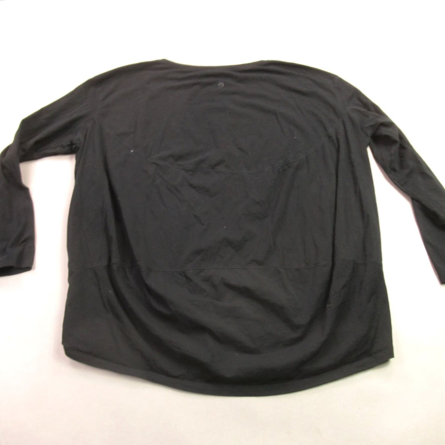 Vintage CRZ Yoga Shirt Womens Long Sleeve Crew Neck Black Outdoors Casual L XL Black Crew Neck T-Shirt Indoor Outdoor Size L / US 10 / IT 46 - 5 Thumbnail