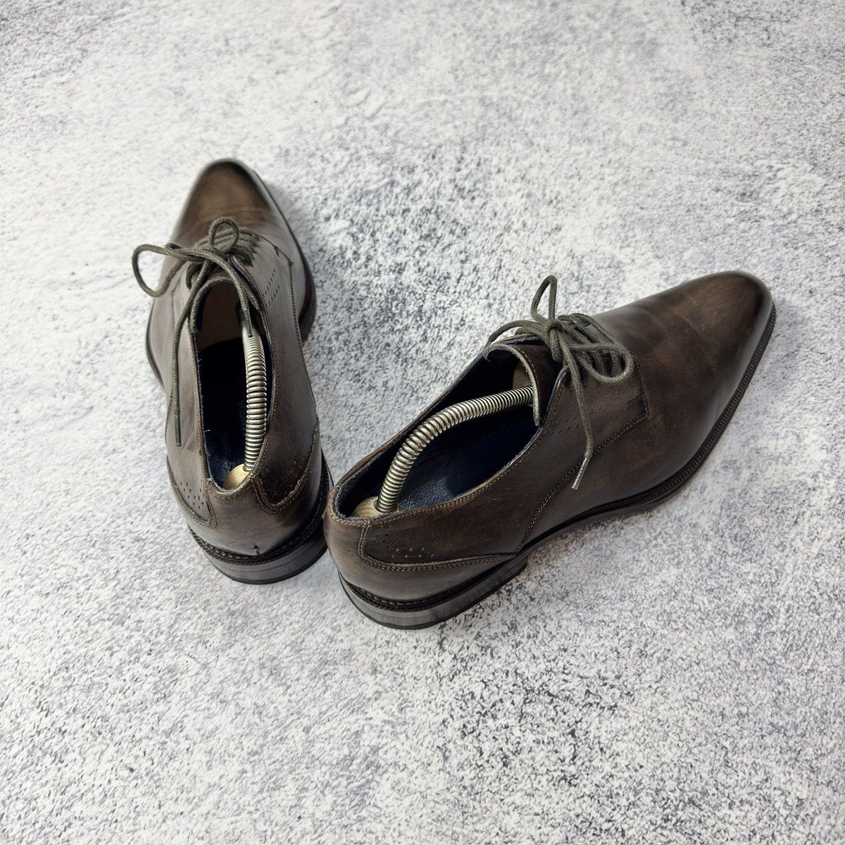 Designer Iannalfo&Sgariglia Mens Handmade Derbies US8 UK7 EU41 26cm Size US 8 / EU 41 - 10 Thumbnail