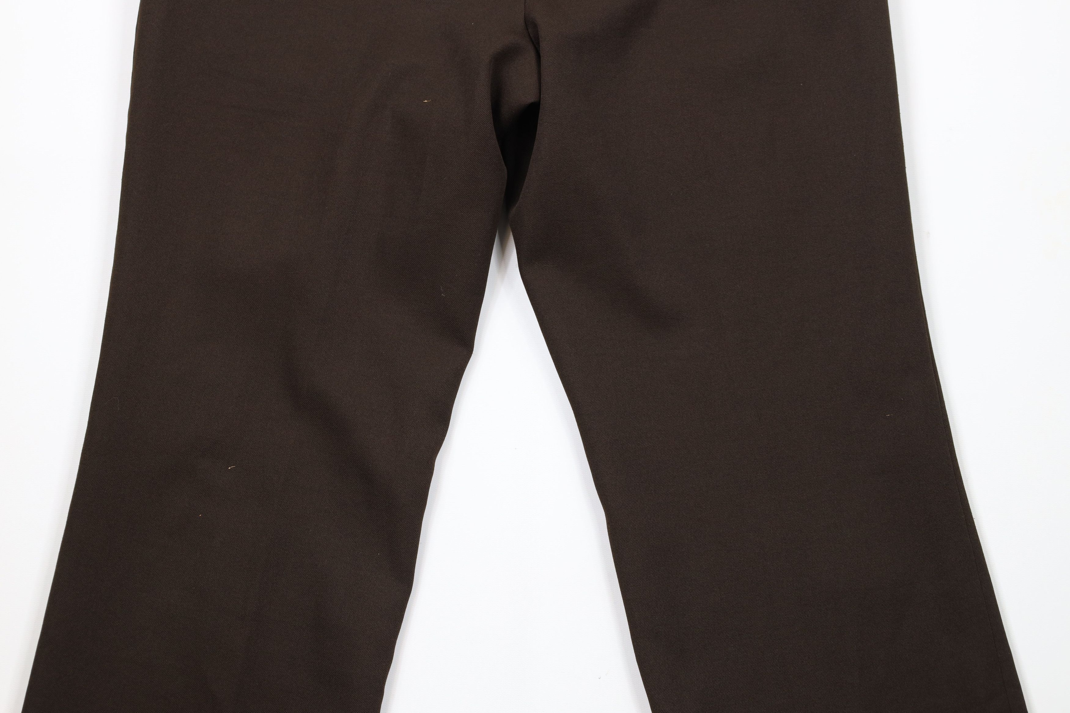 Vintage Vintage 70s Streetwear Flared Wide Leg Chino Pants Brown USA Size US 32 / EU 48 - 13 Thumbnail