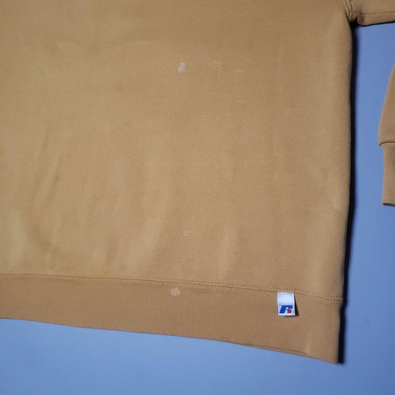 Russell Athletic Russel Athletic blank Mustard crewneck Mens Large Size US L / EU 52-54 / 3 - 4 Thumbnail