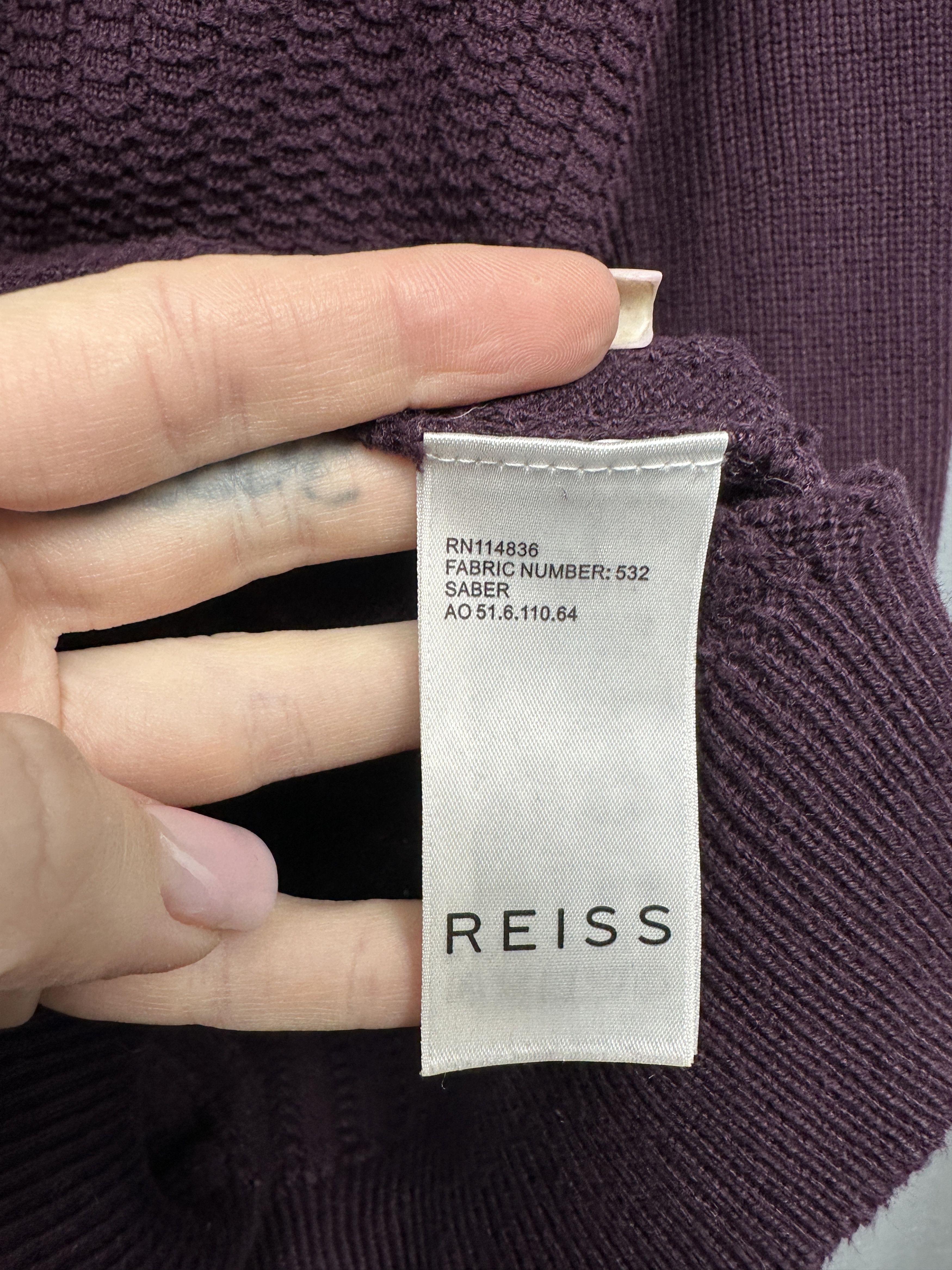 Reiss Reiss Mens Crew Neck Knit Sweater Size US L / EU 52-54 / 3 - 4 Thumbnail