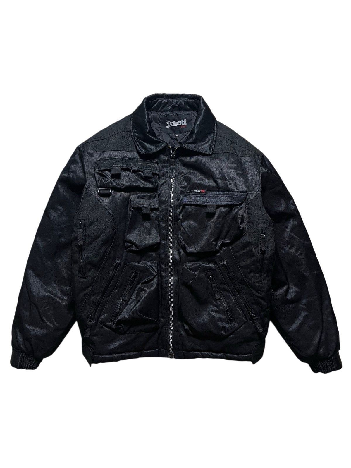 Schott FW03’ Schott “Weapon Jacket” - Multi pocket military jacket Size US M / EU 48-50 / 2 - 1 Thumbnail