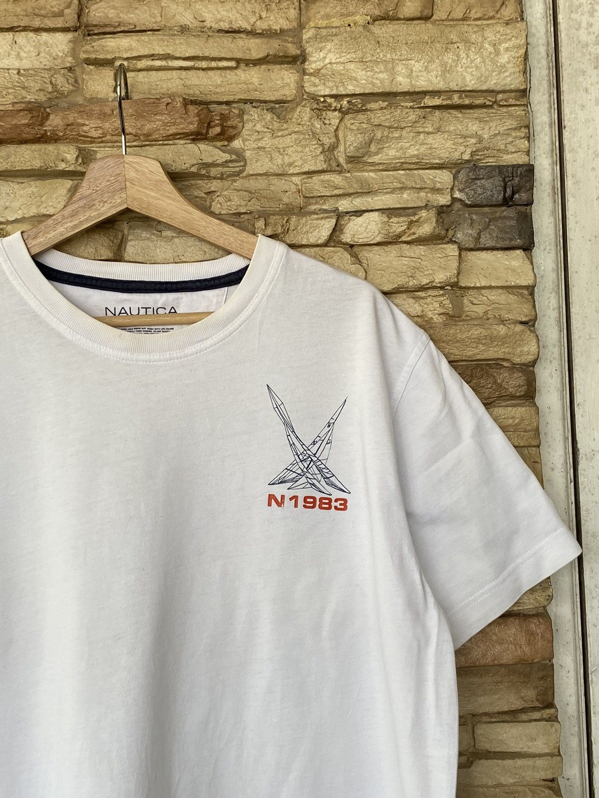 Nautica × Vintage Nautica Multi Logo Backhit Tees Size US L / EU 52-54 / 3 - 5 Thumbnail